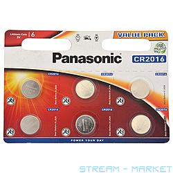   Panasonic  CR-2016EL BP 3V 6 