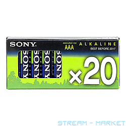  Sony AAALR03 Alkaline 20 