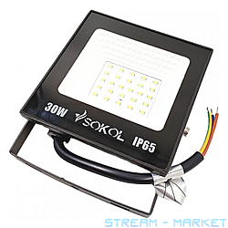  Sokol LED-SLT 30W IP65  6500 2250lm