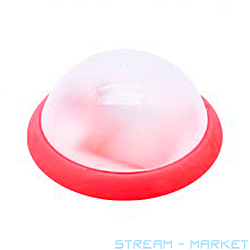 Светильник пластиковый круглый Матовый 40W E27 керамика IP20 красный
