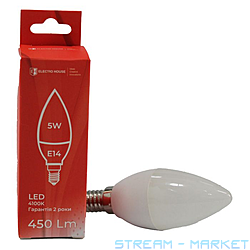   Electro House EH-LMP-C514N  E14 4100K 8W 450Lm 180...