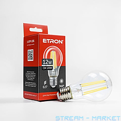   Etron Filament 1-EFP-106 -60 12W 4200 27 clear...
