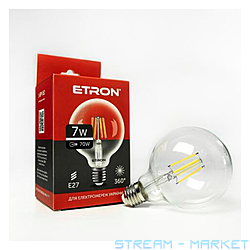   Etron 1-EFP-162 G95 7W 4200K E27 glass