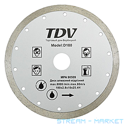   Ceramic TDV 180x2.8x10x25.4
