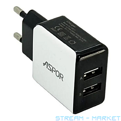    Aspor A811 2USB2.4A  USB  Micro...