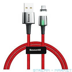   Baseus Zinc Magnetic USB Type-C  1 