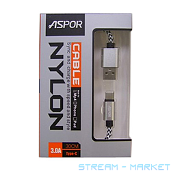  Aspor 43 TPU Soft Touch USB Type-C  1 