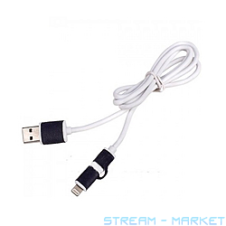  Pulso USB-Micro USBLightning  1m black
