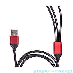  3  1 USB - Micro USBLightningUSB Type C Black