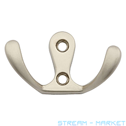 Крючок мебельный 620 бабочка маленькая сатин