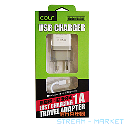    Golf GF-U1i 1A 1USB   Lightning USB...