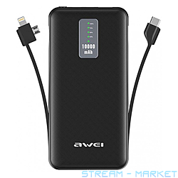    Awei P11k 2USB 10000mAh 