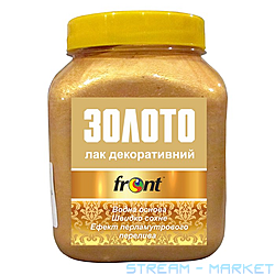 Лак декоративный Front 150г золото