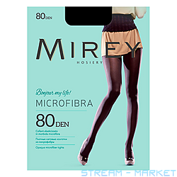  Mirey Microfibra 80 den 3 Nero 