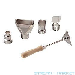 Комплект насадок Intertool DT-2490 со скребком для фенов DT-2416