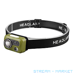 Фонарь налобный Electro House EH-HDL-5 Ф с аккумулятором 5Вт IP54