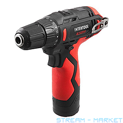 Дриль-шурупокрут Intertool WT-0310 акумуляторний 12В 30Нм 0-3500-1300обхв патрон...