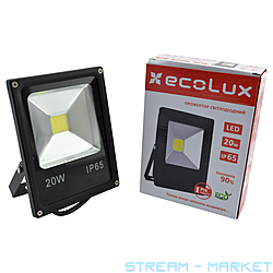  Ecolux Led 20W 220V IP65  6500K