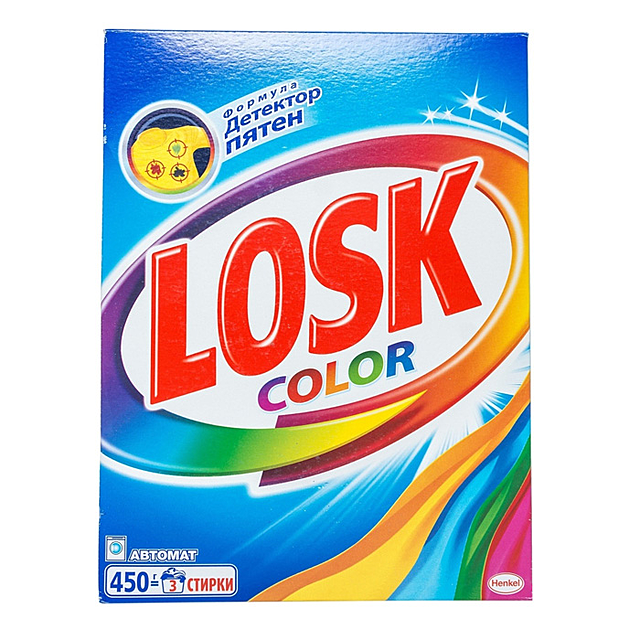 Стиральный порошок автомат Losk Color 400г купить оптом в Киеве ...