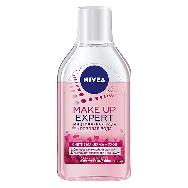 Мицеллярная вода Nivea Make up Еxpert Розовая вода 400мл купить оптом в ...