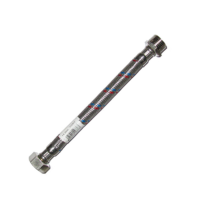 Шланг для подвода воды Никифоров в нержавеющей оплетке L400 1/2\" В/Н ...