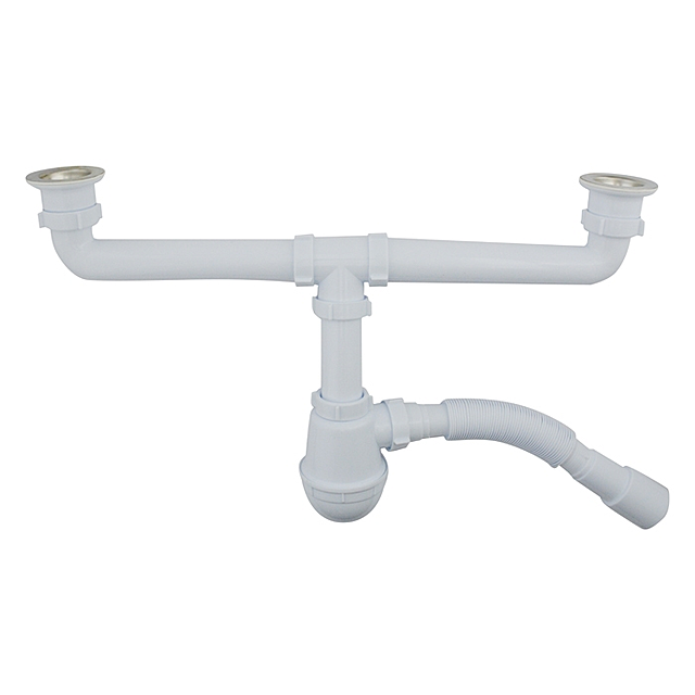 Сифон бутылочный Extra Plast ДМ-50 2-я мойка с гибкой трубой купить ...