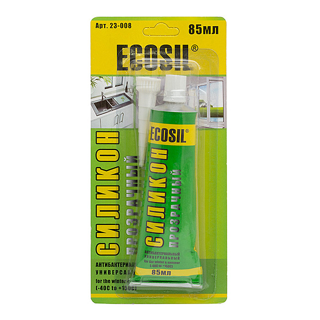 Силикон универсальный 23-008 Ecosil прозрачный 85мл купить оптом в ...